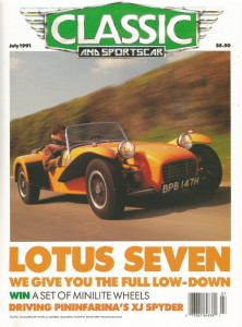CLASSIC & SPORTSCAR 1991 JULY - XJ SPYDER, ASTURA, MASERATI 300S